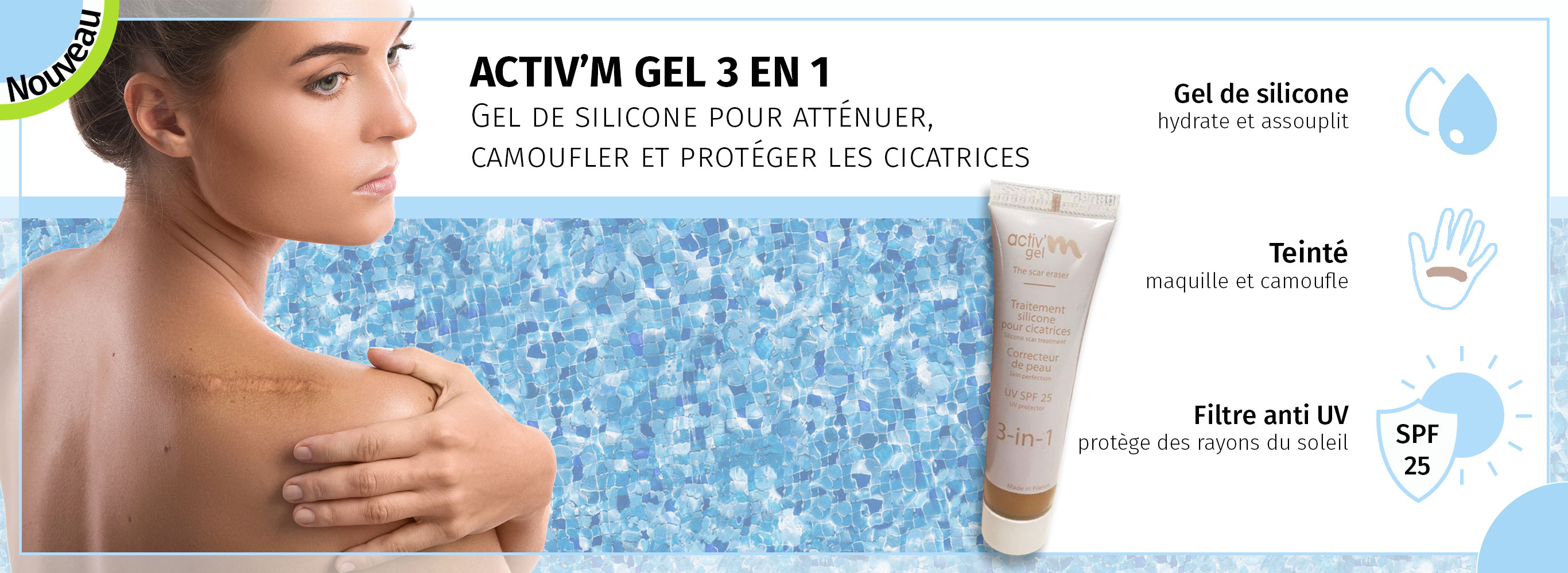 activ-m-gel-3-en-1 pour atténuer les cicatrices