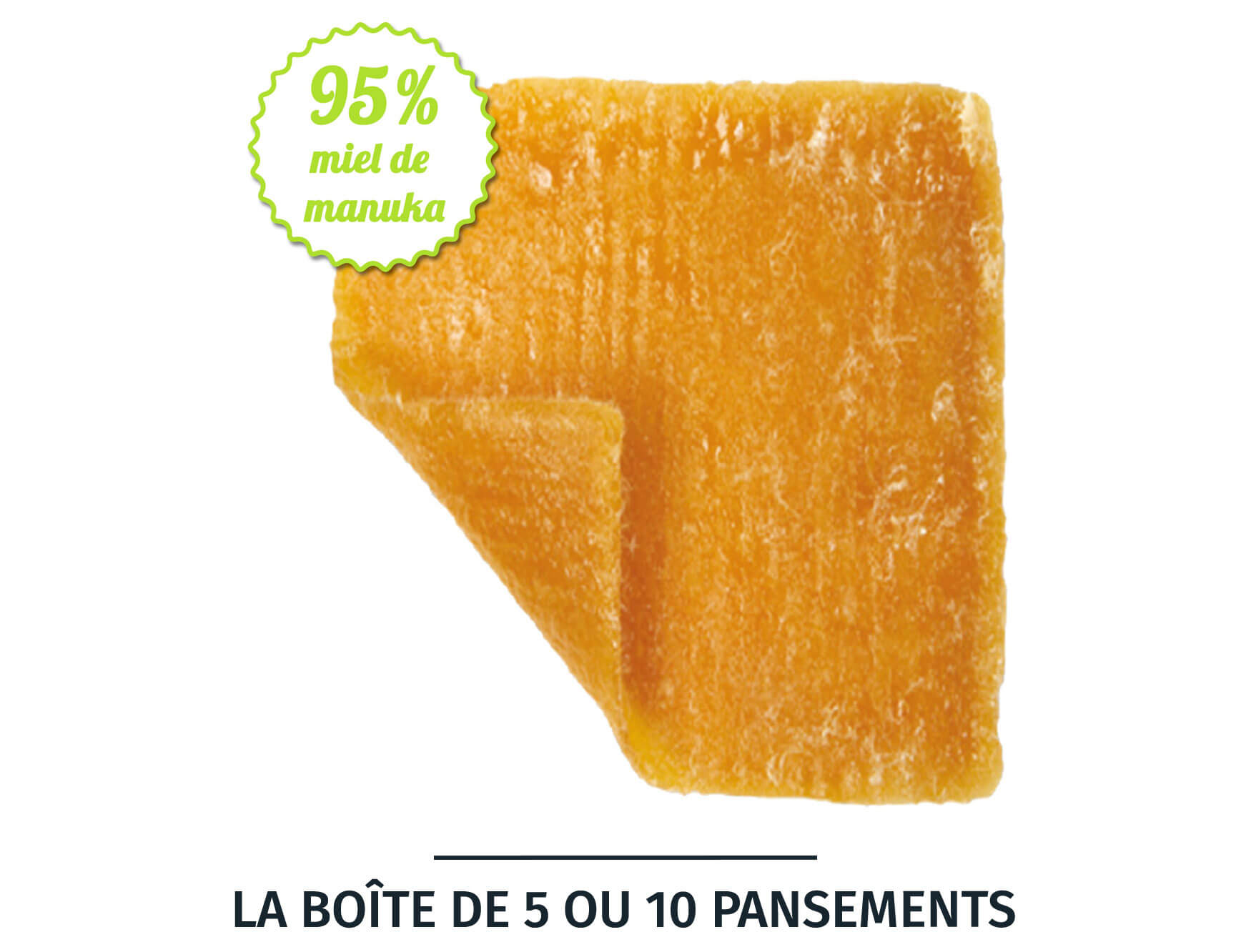 Pansement d'alginate au miel de manuka