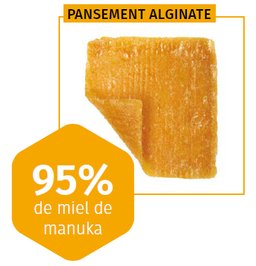 Pansement alginate miel de manuka