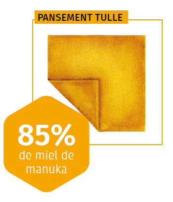 Pansement tulle miel de manuka