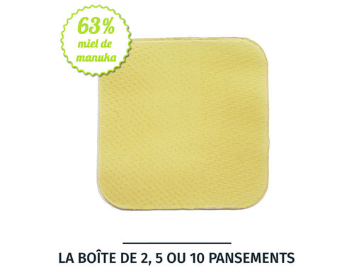 Pansement hydrogel non adhésif au miel de manuka